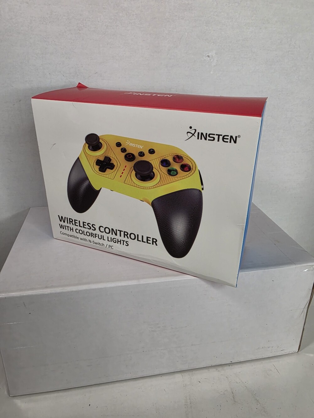 Insten Wireless Controller w/colorful lights for Nintendo Switch/PC.  NWT
